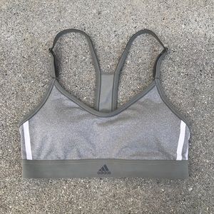 adidas Training All Me 3 Stripes Bra Size S